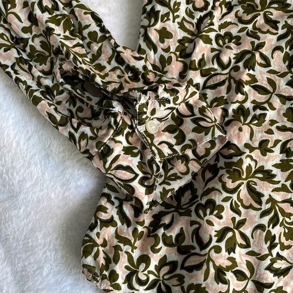 Anne Taylor Floral-Print Blouse - XS - Picture 4 of 4